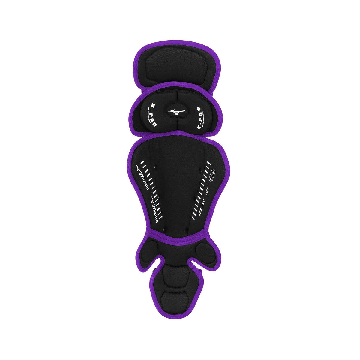 Black/Purple Baseball Shin Guards Y811814