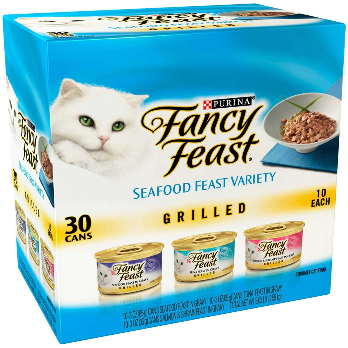 Gravy Wet Cat Food Variety Pack Seafood Grilled Collection U9487