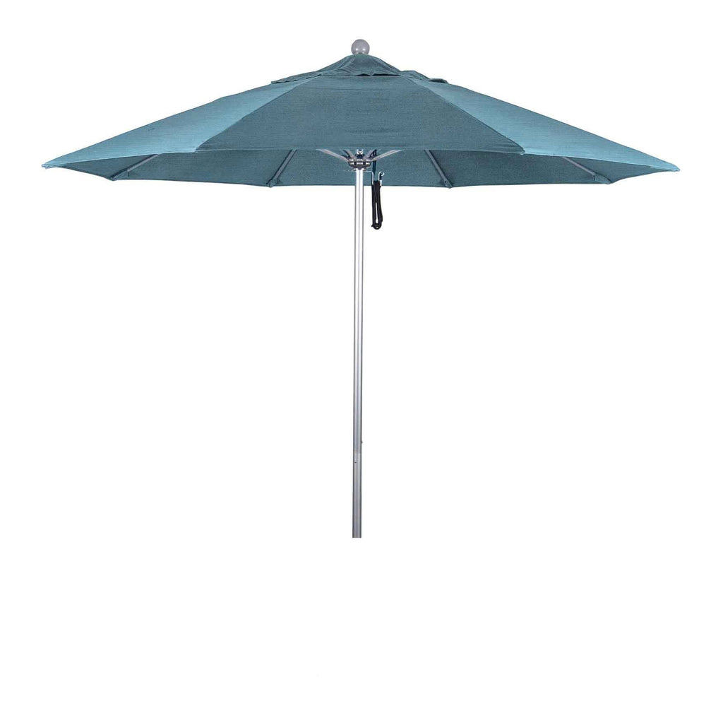 9' Fiberglass Market Umbrella Pulley Open Bronze L710