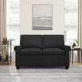 Black Twin Sleeper Loveseat G2086