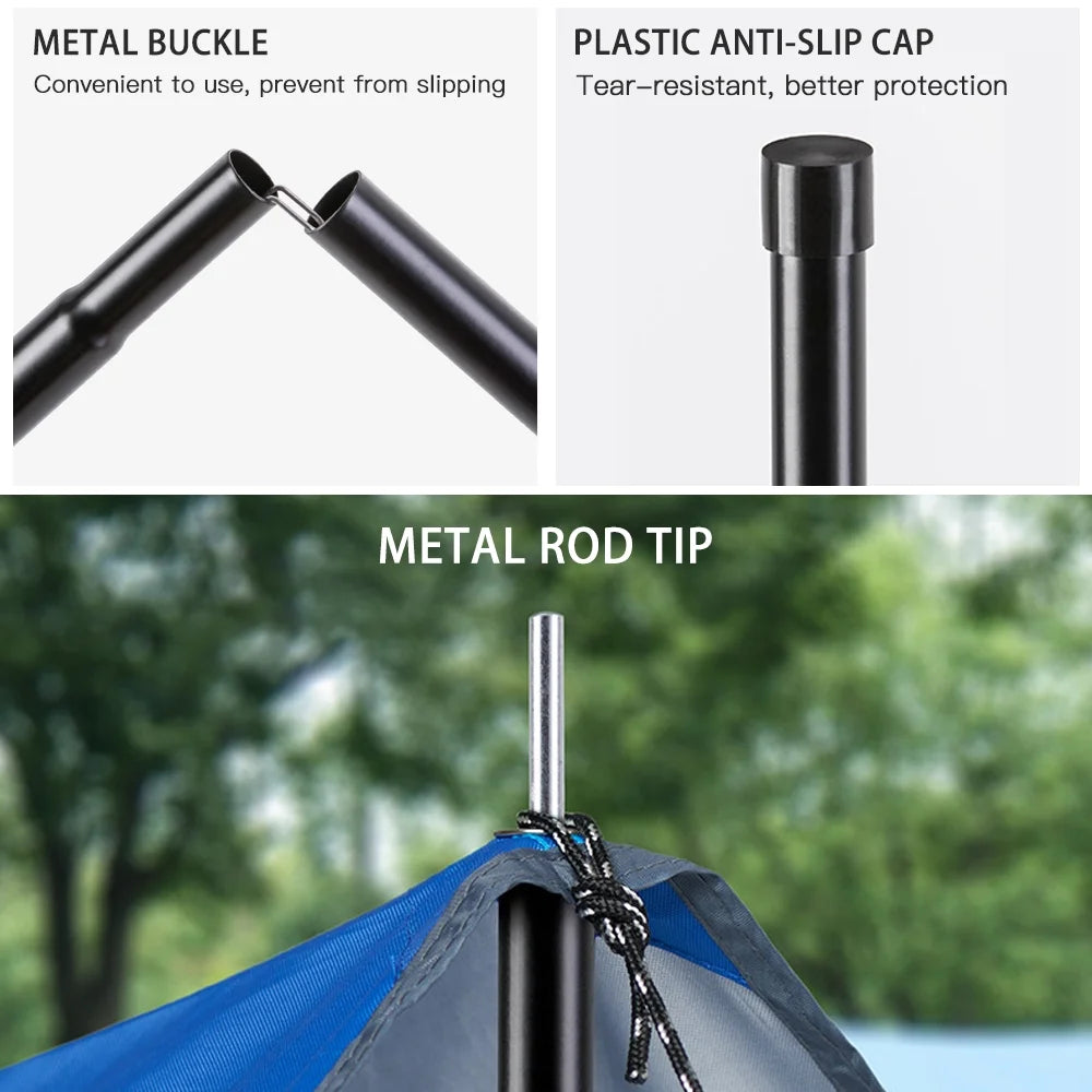 Tent Canopy Poles Support Rods Awning Frames Accessories C641468