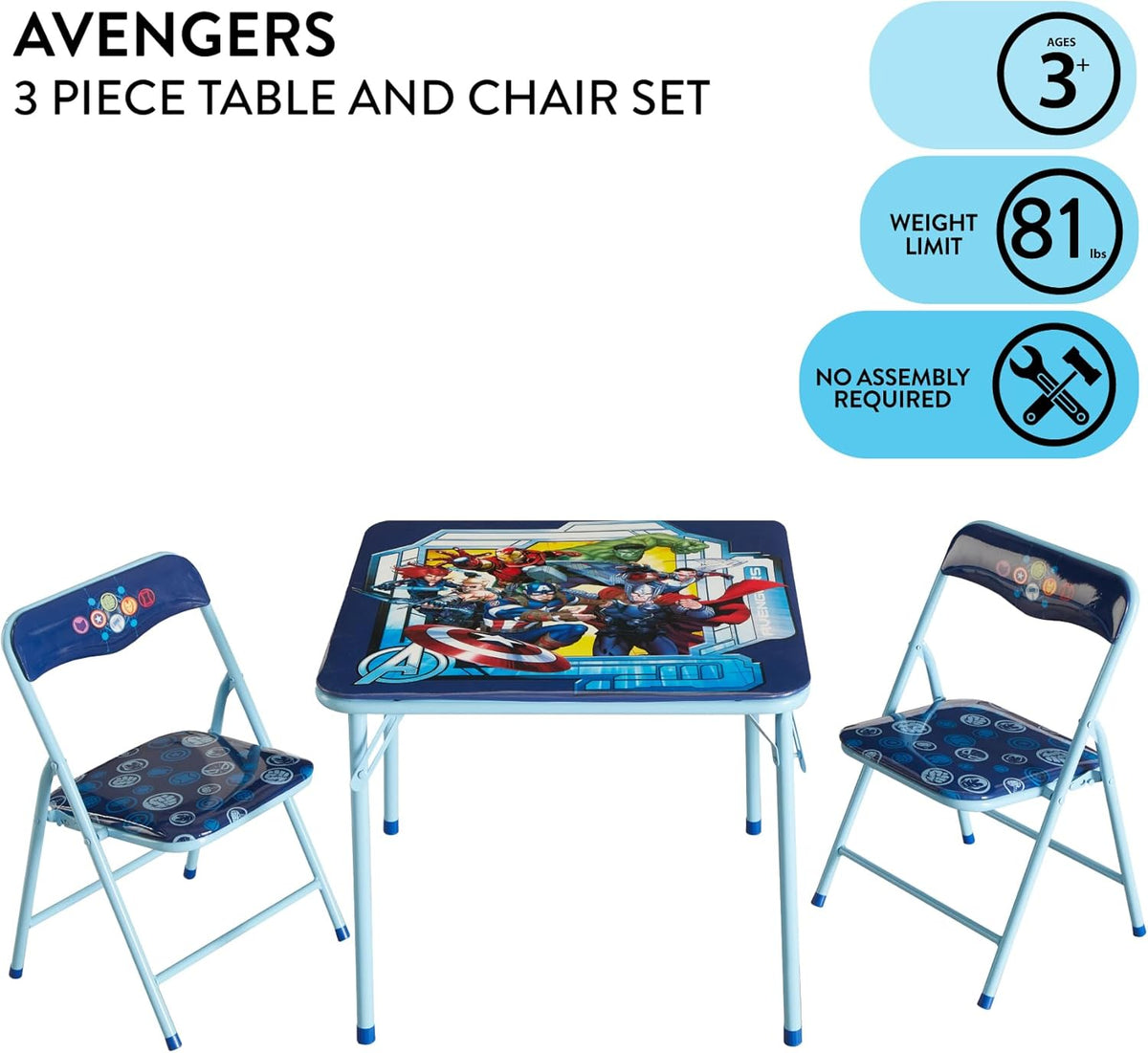 3 Piece Table and Chair Set C621