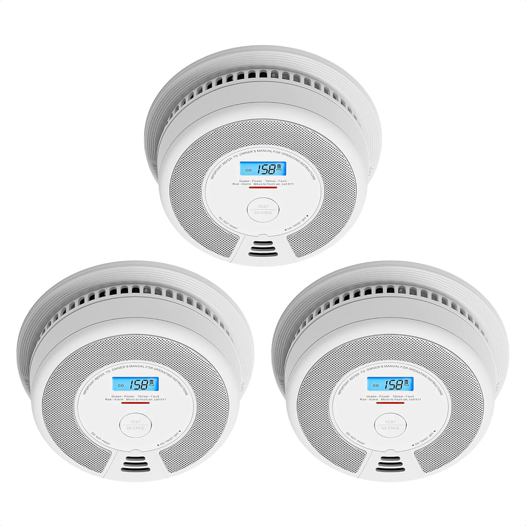 10-Year Battery Combination Smoke Carbon Monoxide Detector Alarm T103