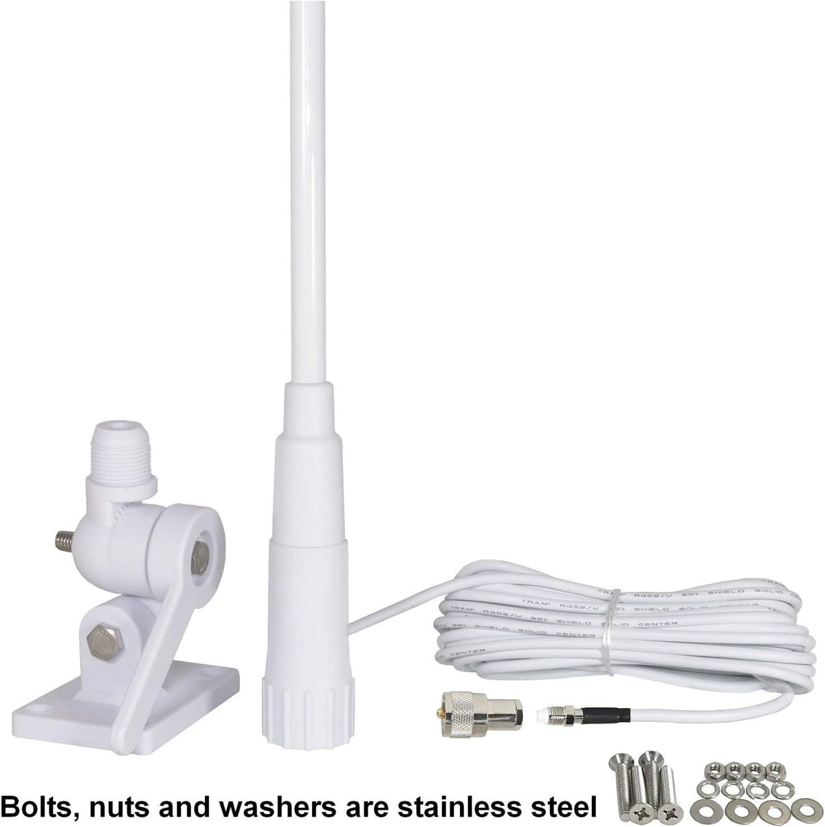 46-Inch VHF Marine Antenna Pack of 2 O22461