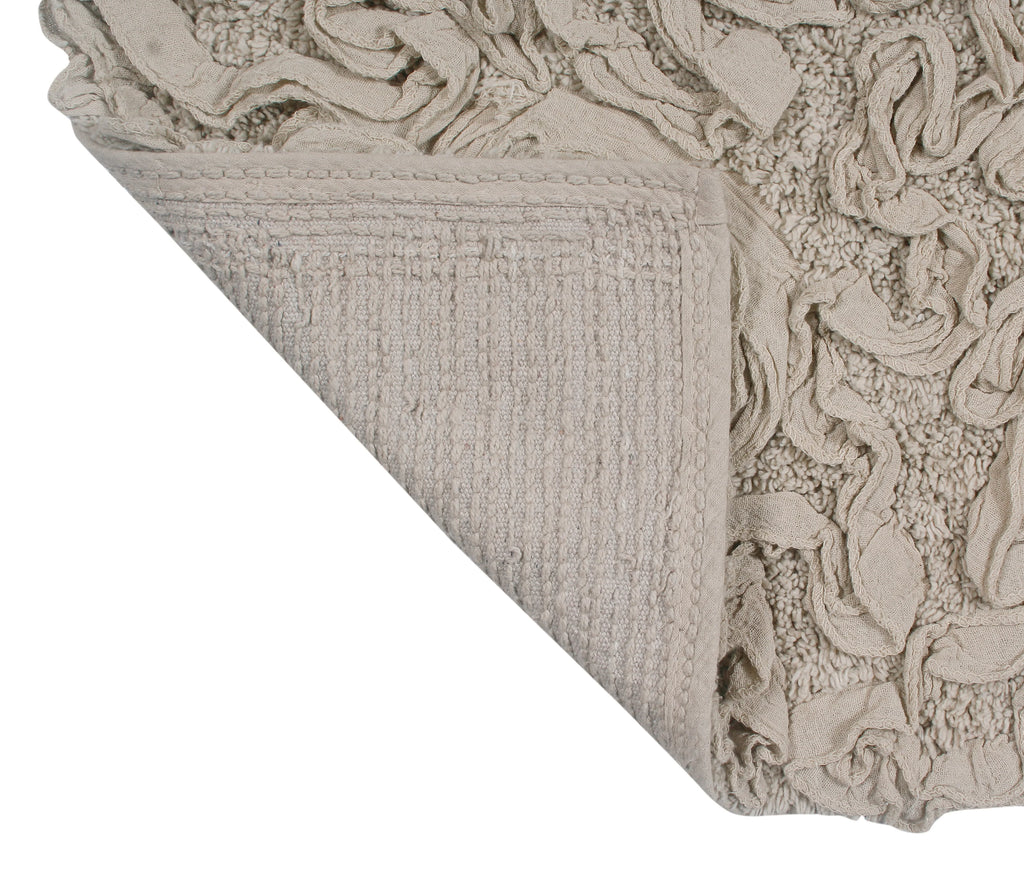 100% Cotton Tufted Bath Rugs 5 Piece Set with Runner Q46514