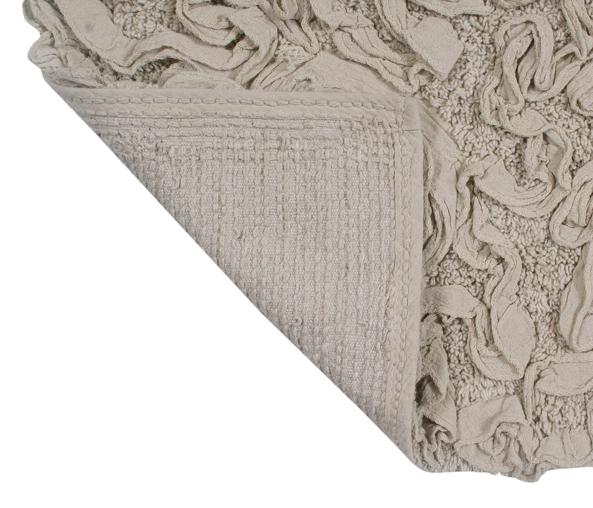 100% Cotton Tufted Bath Rugs 5 Piece Set with Runner Q46514