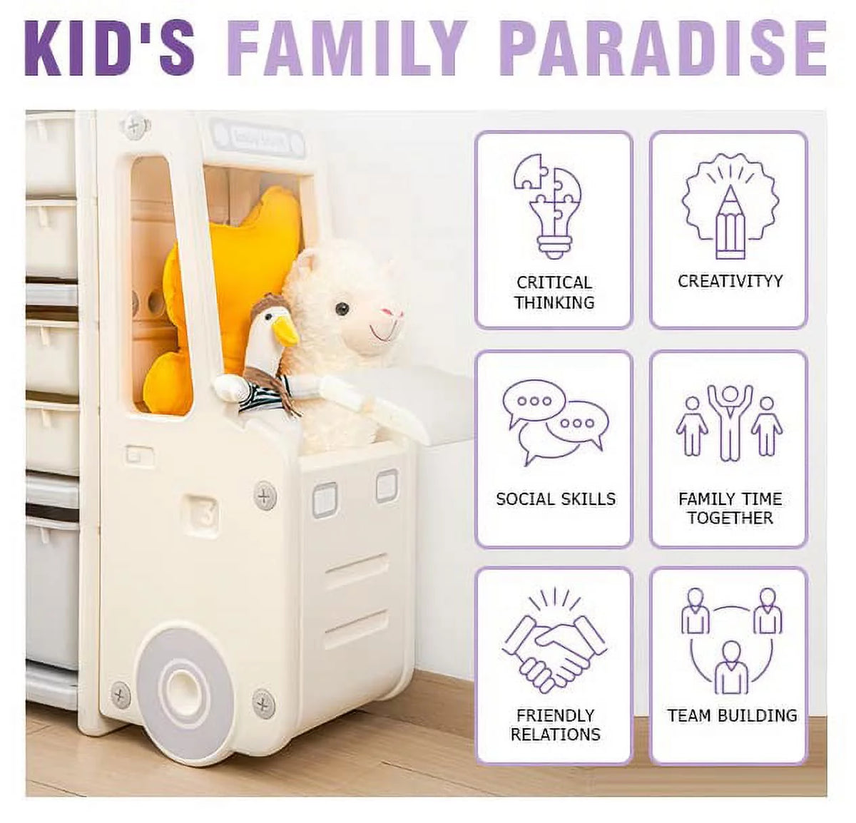 Plastic Toy Organizer K80085