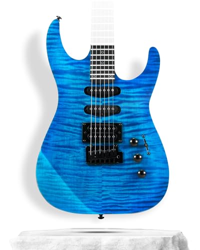 Black Solid Body Electric Guitar with 24 Frets R984