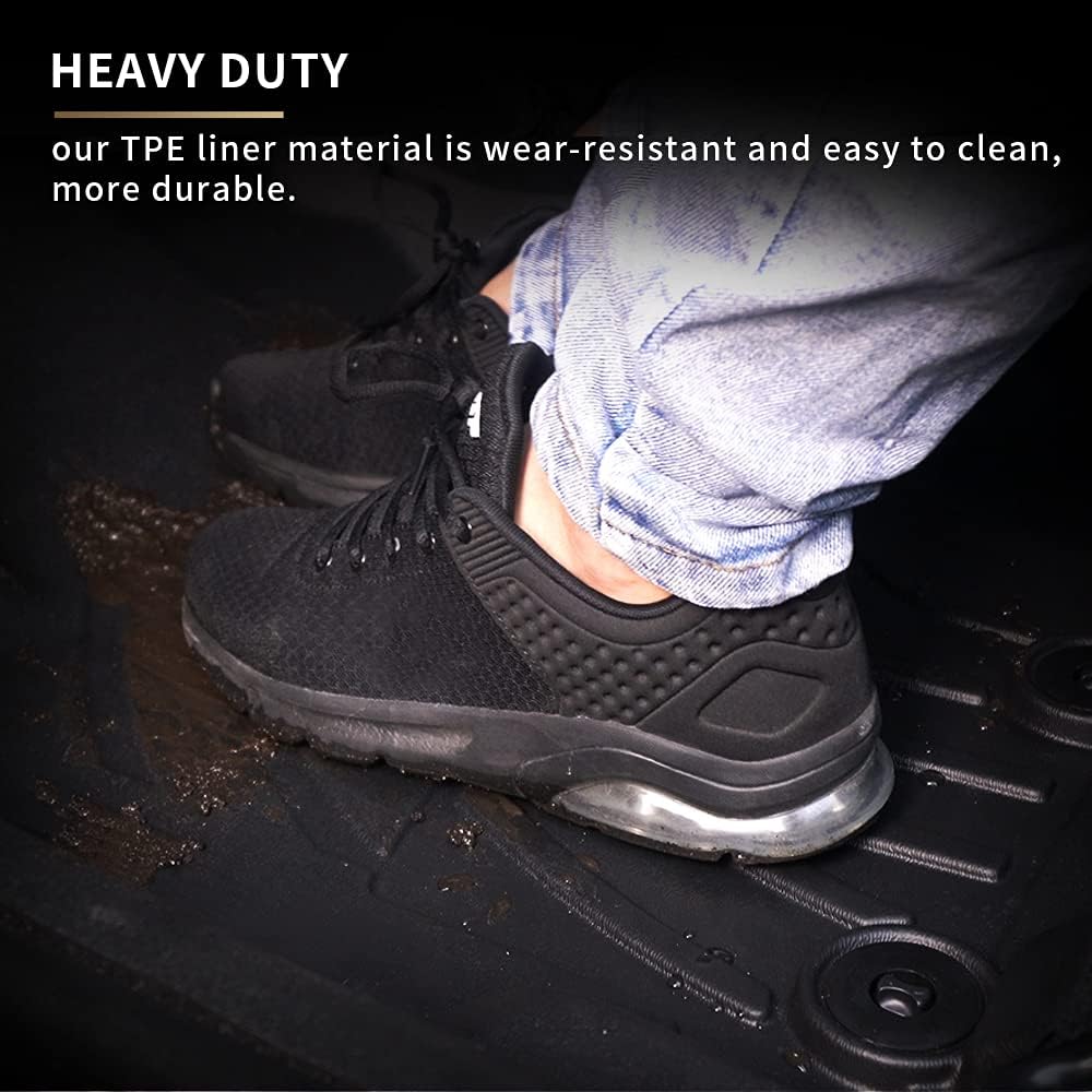 Heavy Duty TPE All Weather Car Floor Mats Full Set Z419495