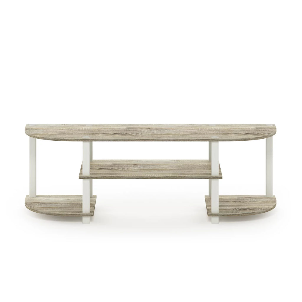 Sonoma Oak/White TV Entertainment Center W147