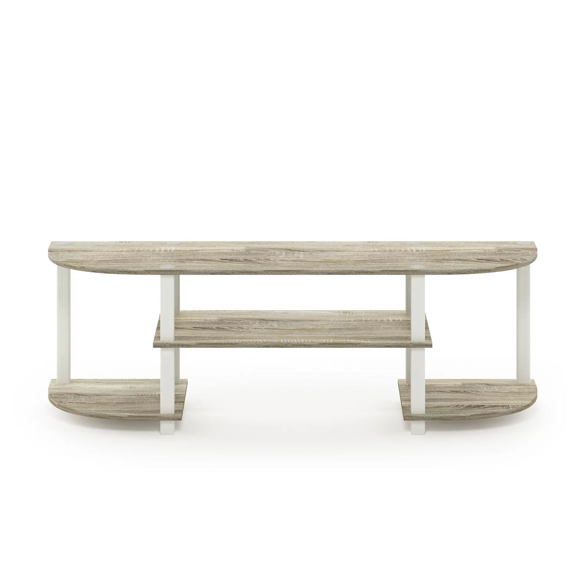 Sonoma Oak/White TV Entertainment Center W147