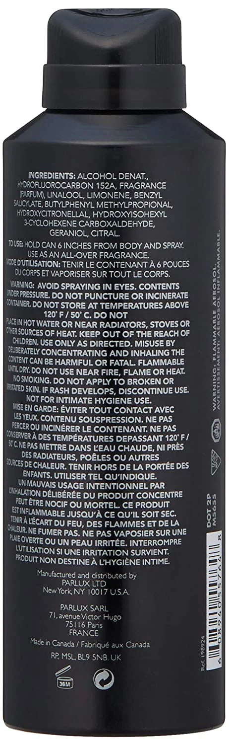 Black Body Spray 6 oz (Pack of 2) Q47134