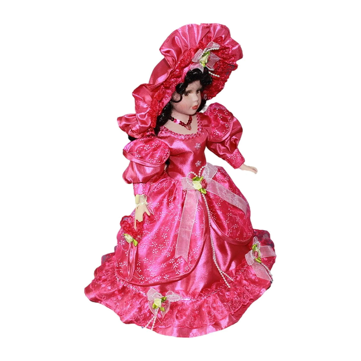 Pink Ceramic Doll Porcelain Figures X790