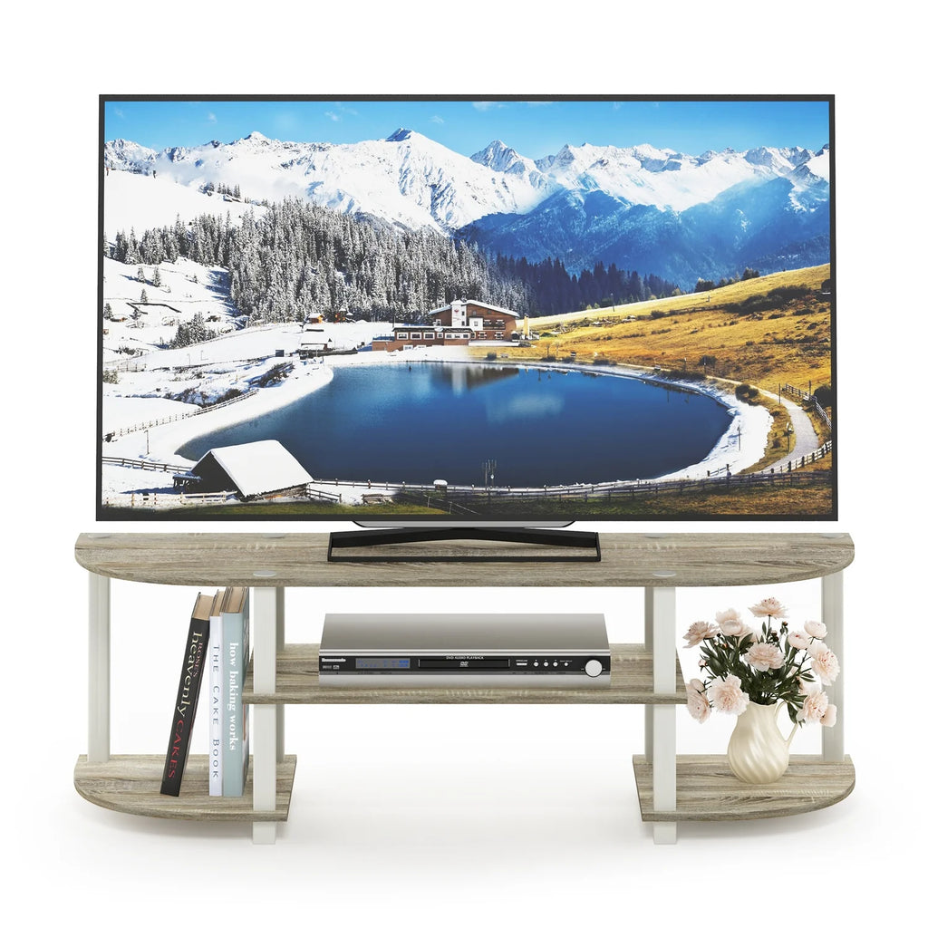 Sonoma Oak/White TV Entertainment Center W147