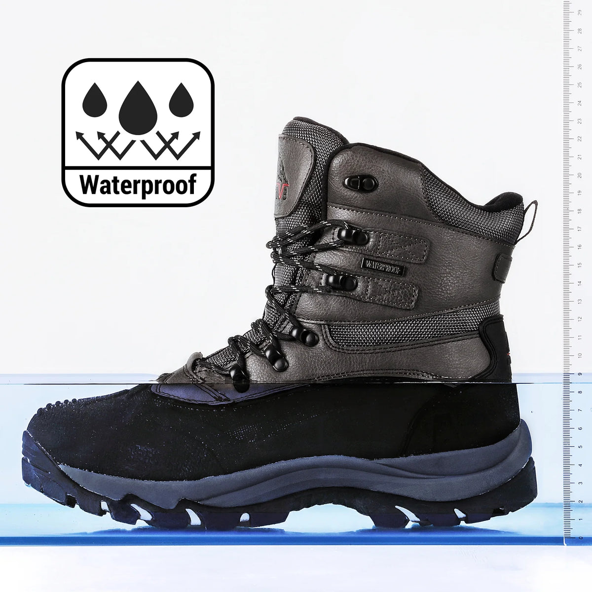 Insulated Waterproof Winter Snow Ski Boots Y747