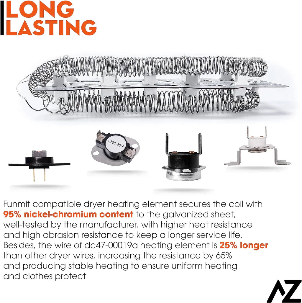 Dryer Heating Element & Fuses X5258