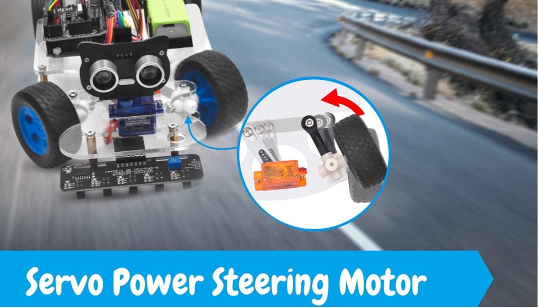 DIY Robot Car Kit with WiFi Bluetooth D373256