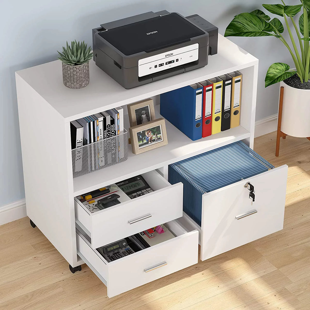 3 Drawer File Cabinet with Lock L777