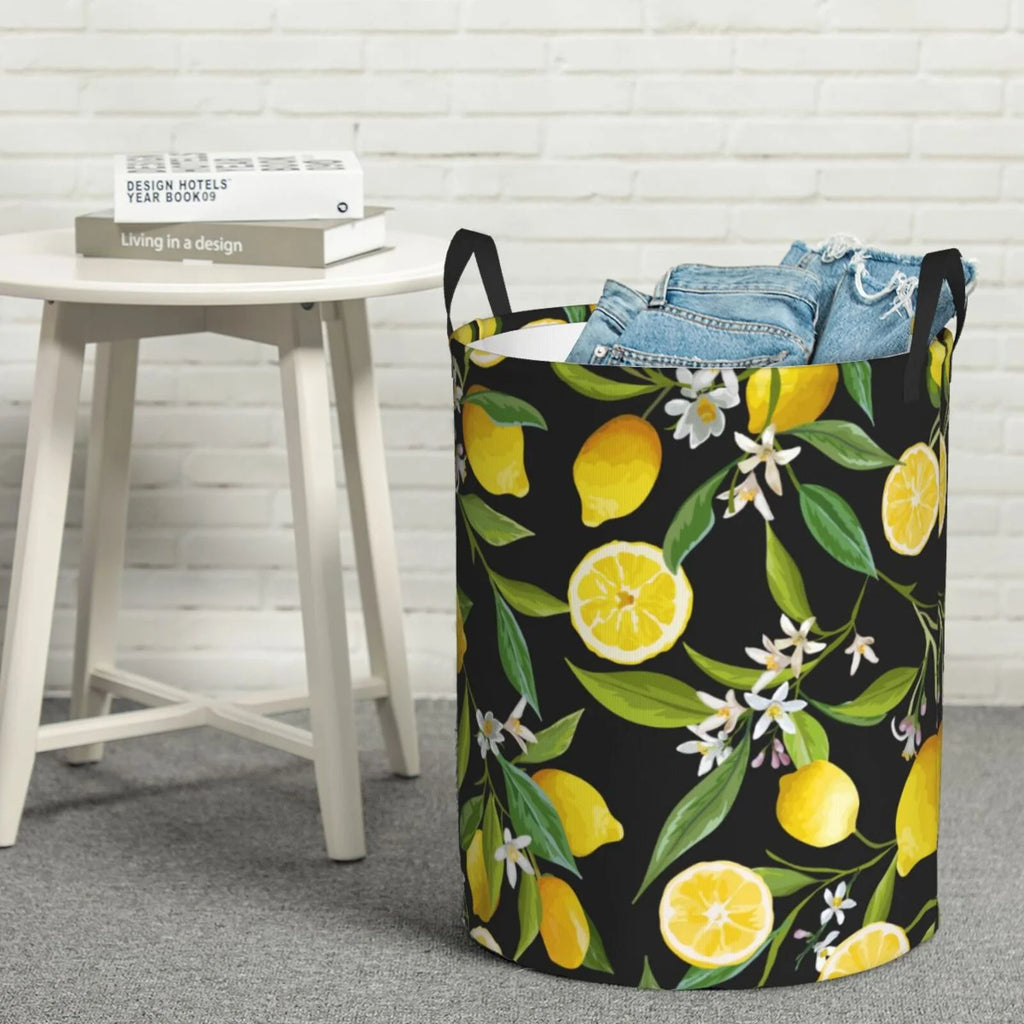 Round Laundry Hamper with Handles F17180