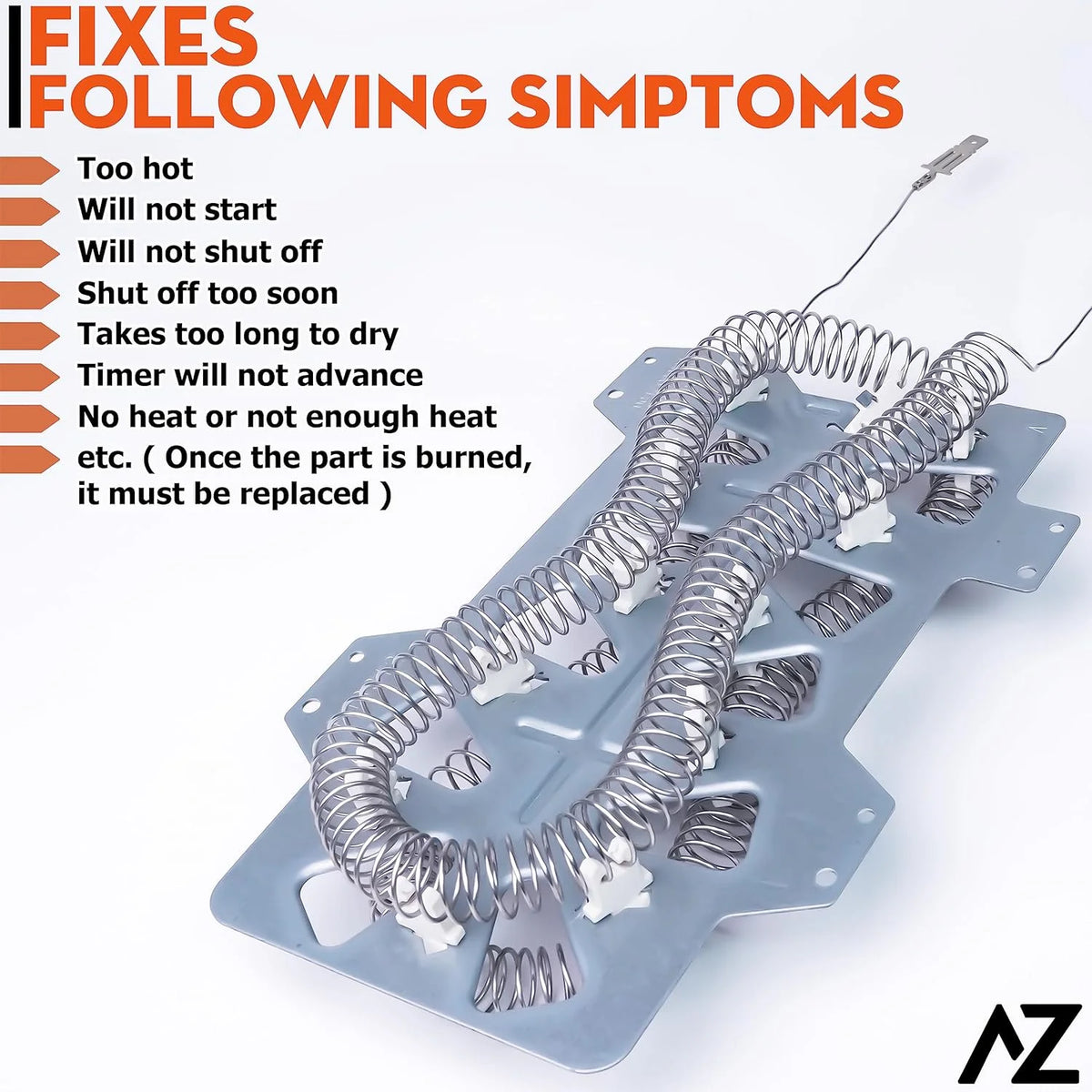 Dryer Heating Element & Fuses X5258