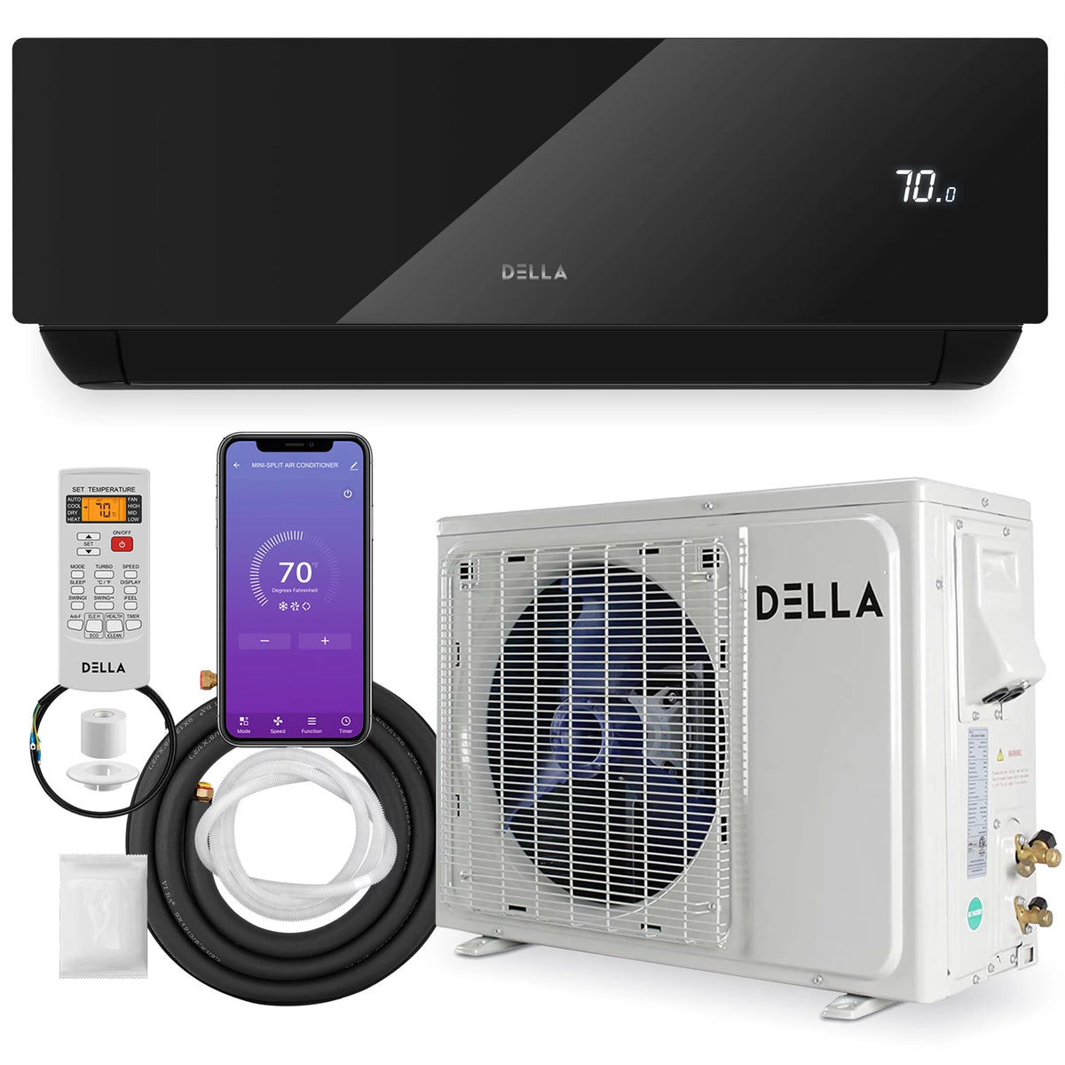 12000 BTU 17.5 SEER Mini Split Air Conditioner & Heater W3271