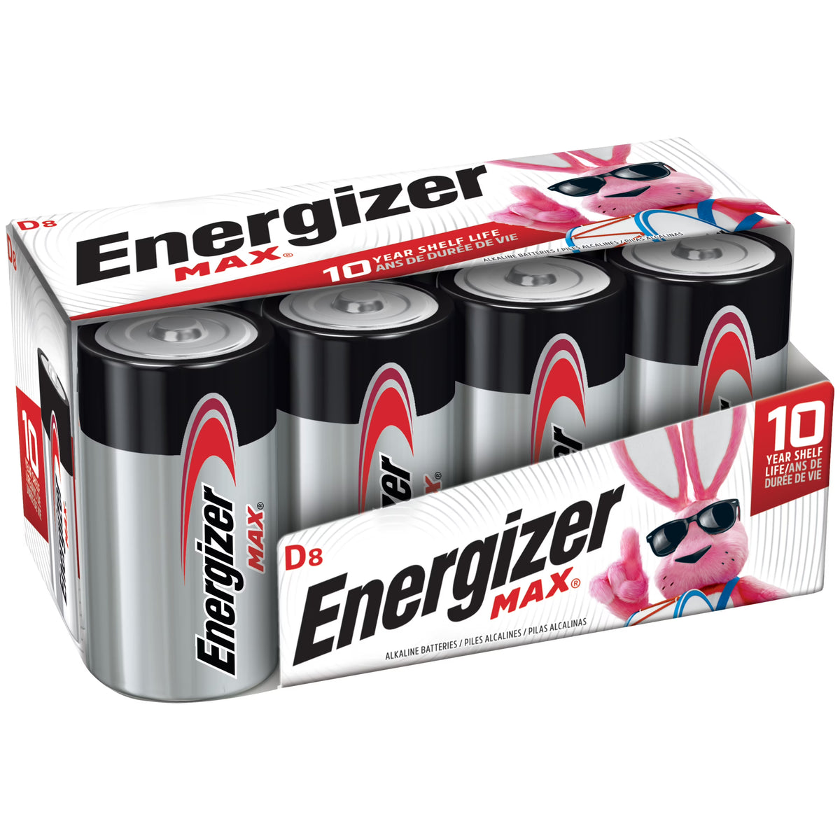 D Cell Alkaline Batteries (8 Pack) T8429
