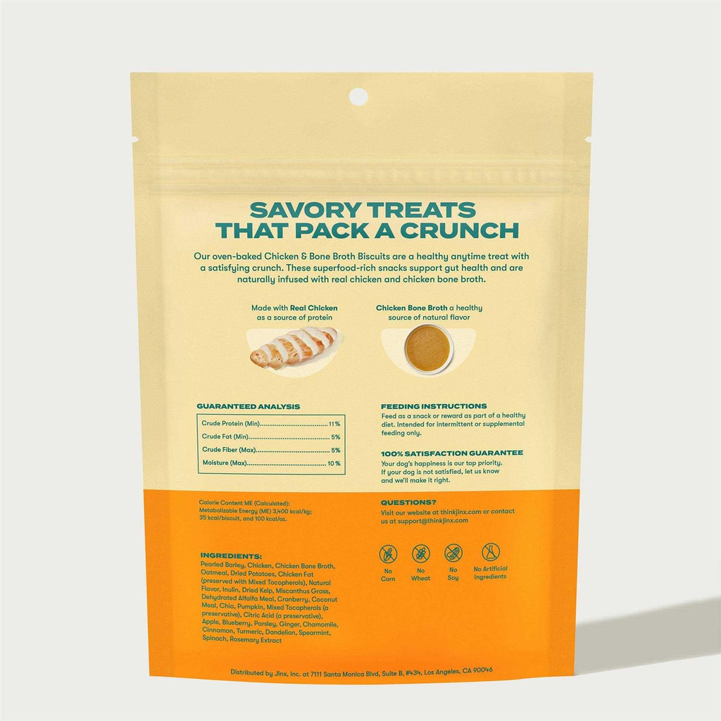 Chicken & Bone Broth Biscuits Crunchy Dog Treats U116791