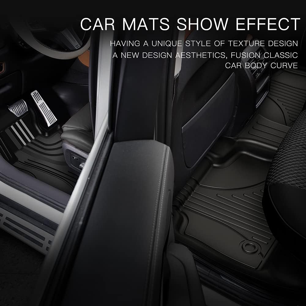 Heavy Duty TPE All Weather Car Floor Mats Full Set Z419495
