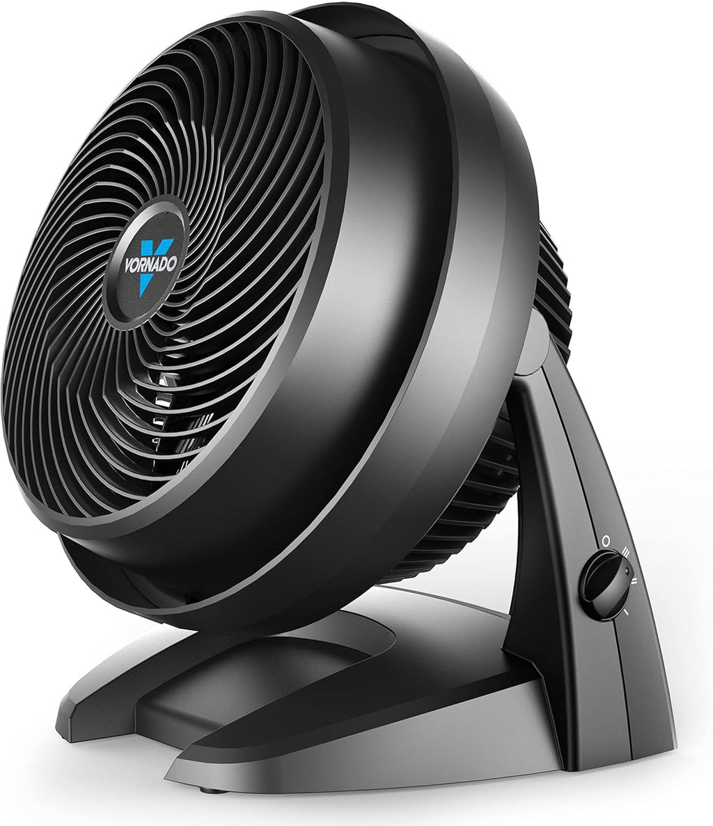 Black 3 Speeds Air Circulator Fan Q312