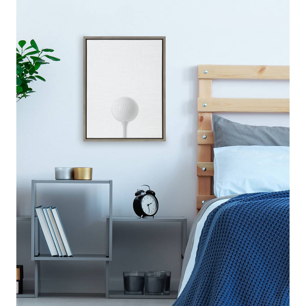 Gray Framed Canvas U961