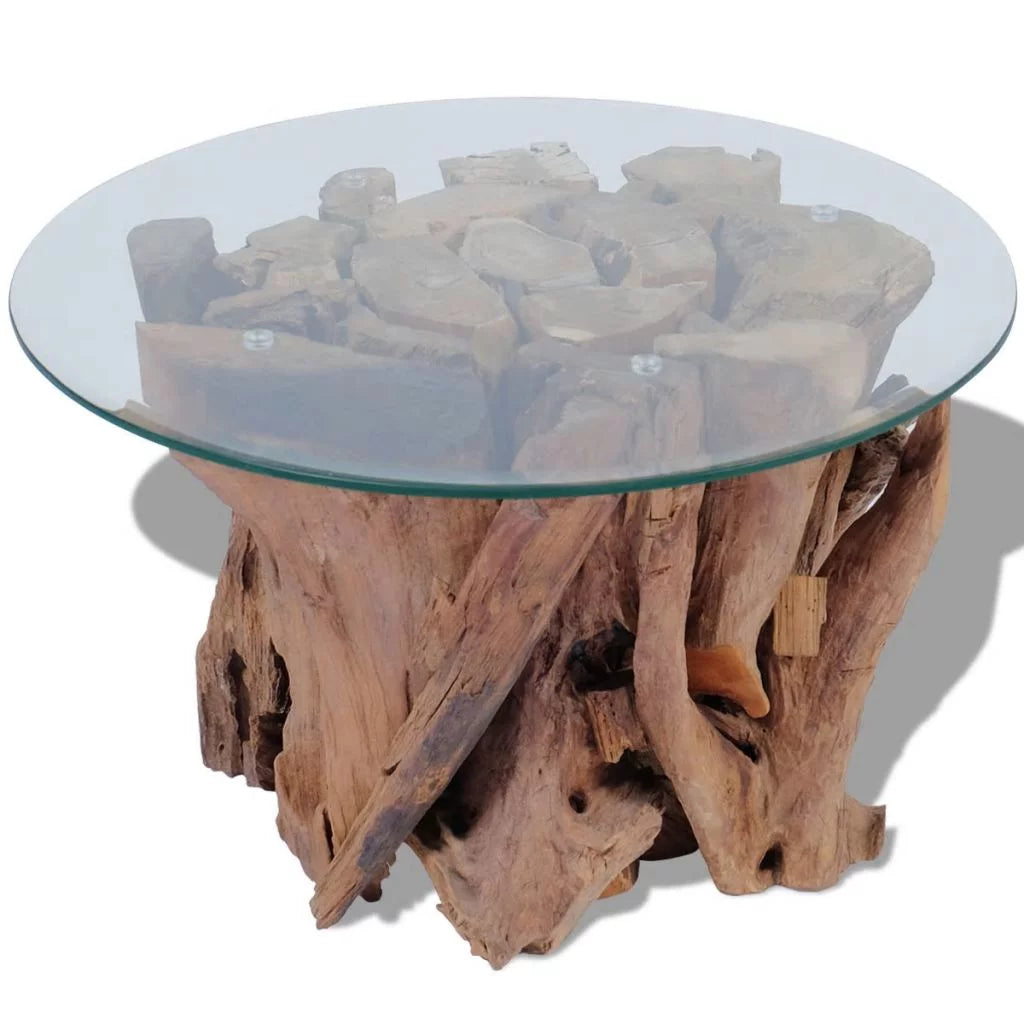 Solid Teak Driftwood Coffee Table N3040