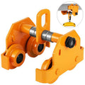 Heavy Duty Manual Trolley 2 Ton Capacity Plain Trolley 4000lbs Push Beam Track Roller Trolley Crane Lift Dual Wheels Garage Hoist for Straight W3231