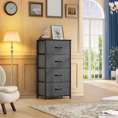 4 Drawer Fabric Dresser W779