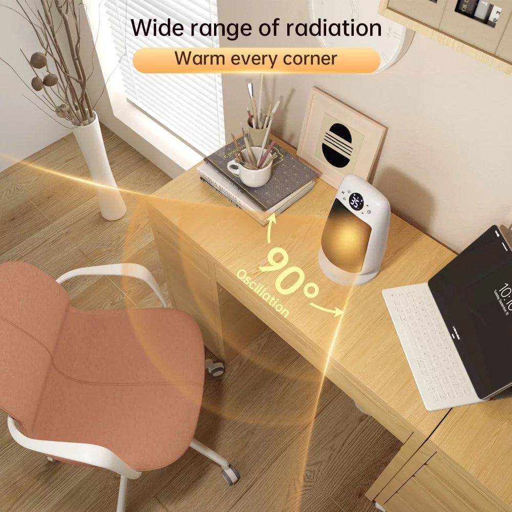 Portable Electric PTC Ceramic Space Heater with Thermostat P20866