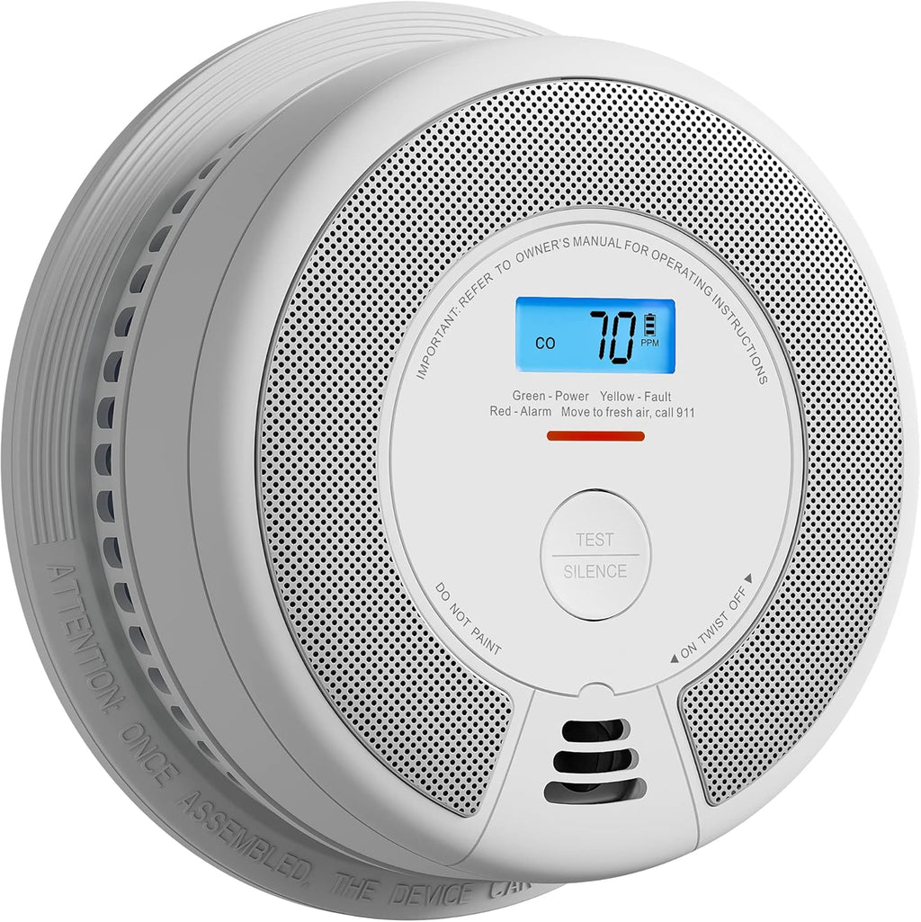 10-Year Battery Combination Smoke Carbon Monoxide Detector Alarm T103