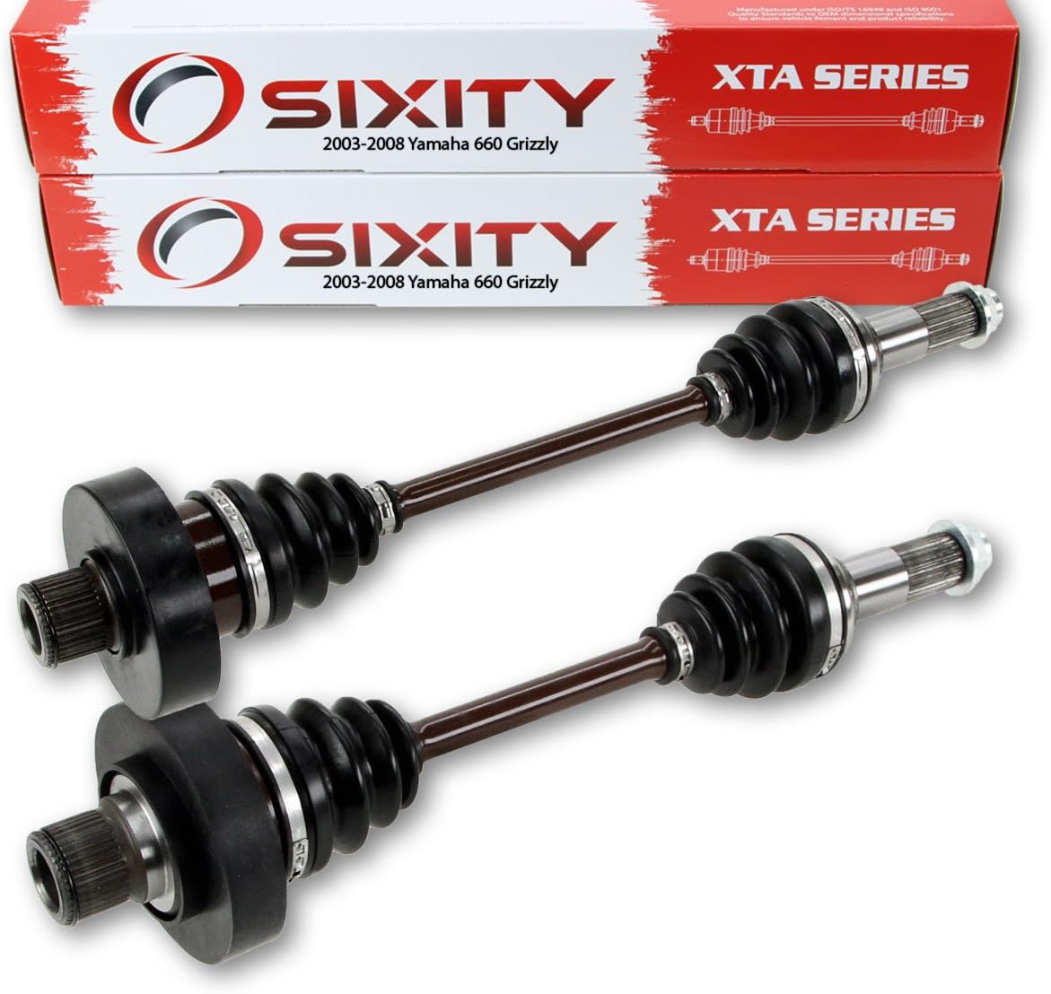 Rear Left Right Axles Pair for Yamaha 660 Grizzly 4X4 A18651