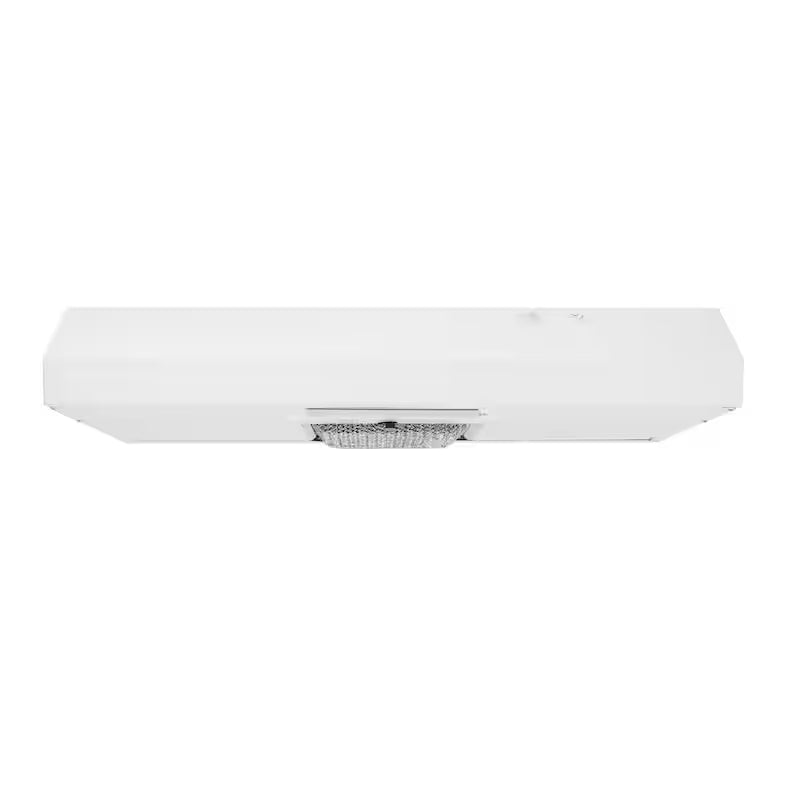 30 in. 240 CFM Convertible Under Cabinet Range Hood in White L869515