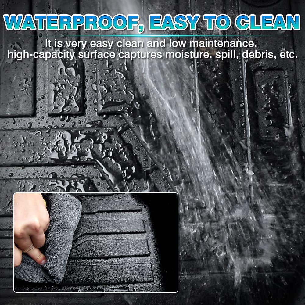 Custom Fit All-Weather Car Floor Mats Full Set TPE B60099
