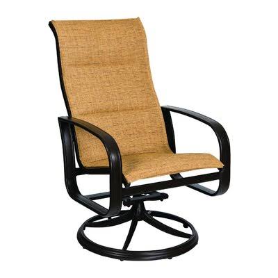 Swivel Patio Dining Chair Pewter C731