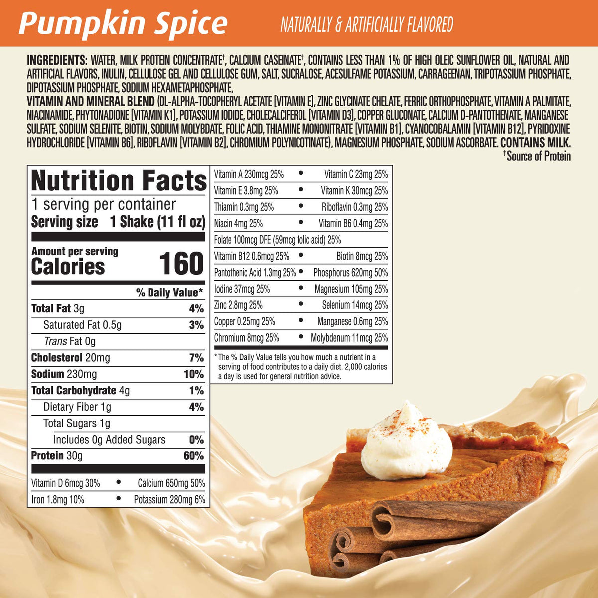 11 Fl Oz Pack of 4 Protein Shake X20469