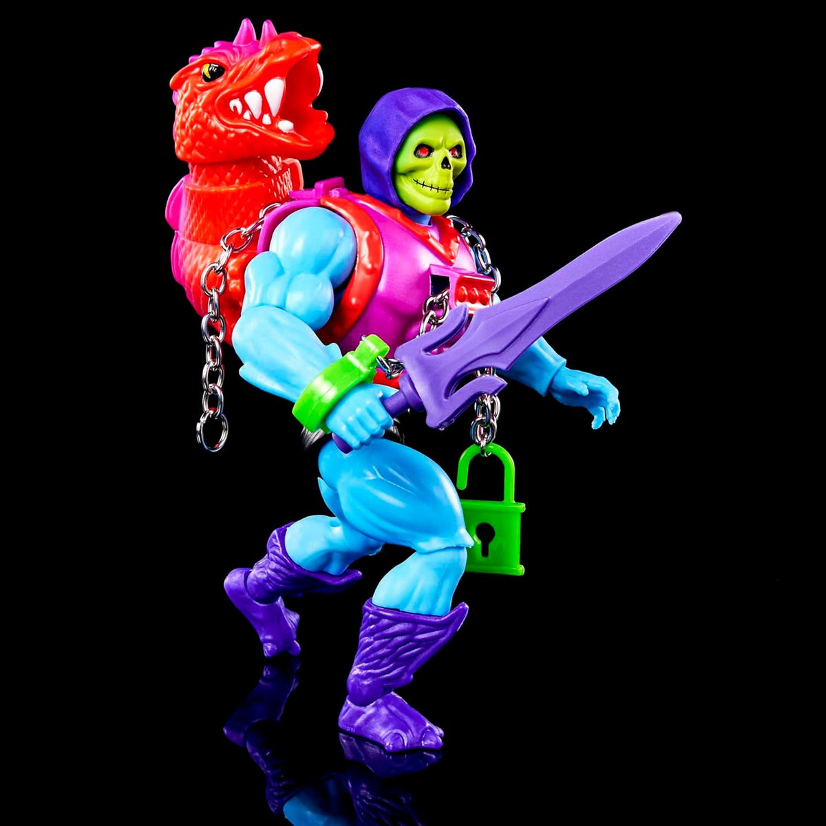 Deluxe Dragon Blast Skeletor 5.5-in Action Figure with Accessories T161