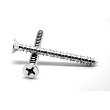 #10-12 x 4 inch Phillips Flat Head Sheet Metal Screw Zinc Plated 1000 Pk R708663