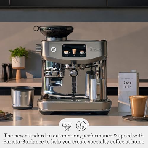 Brushed Stainless Steel Espresso Machine H3742