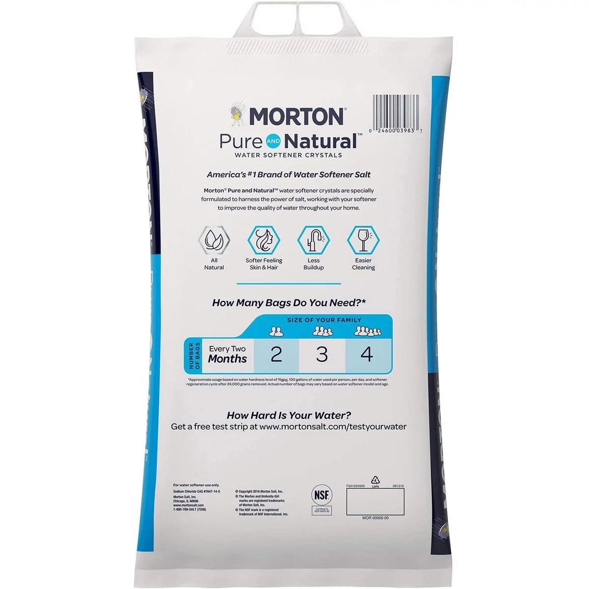 40 Pounds (2 Pack) Water Softener Crystals K10447