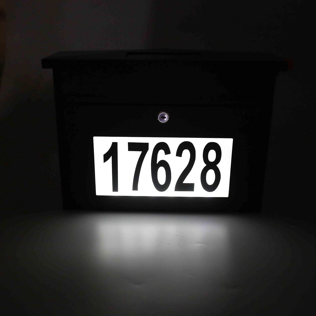 Black Wall Mount Locking Mailbox P435