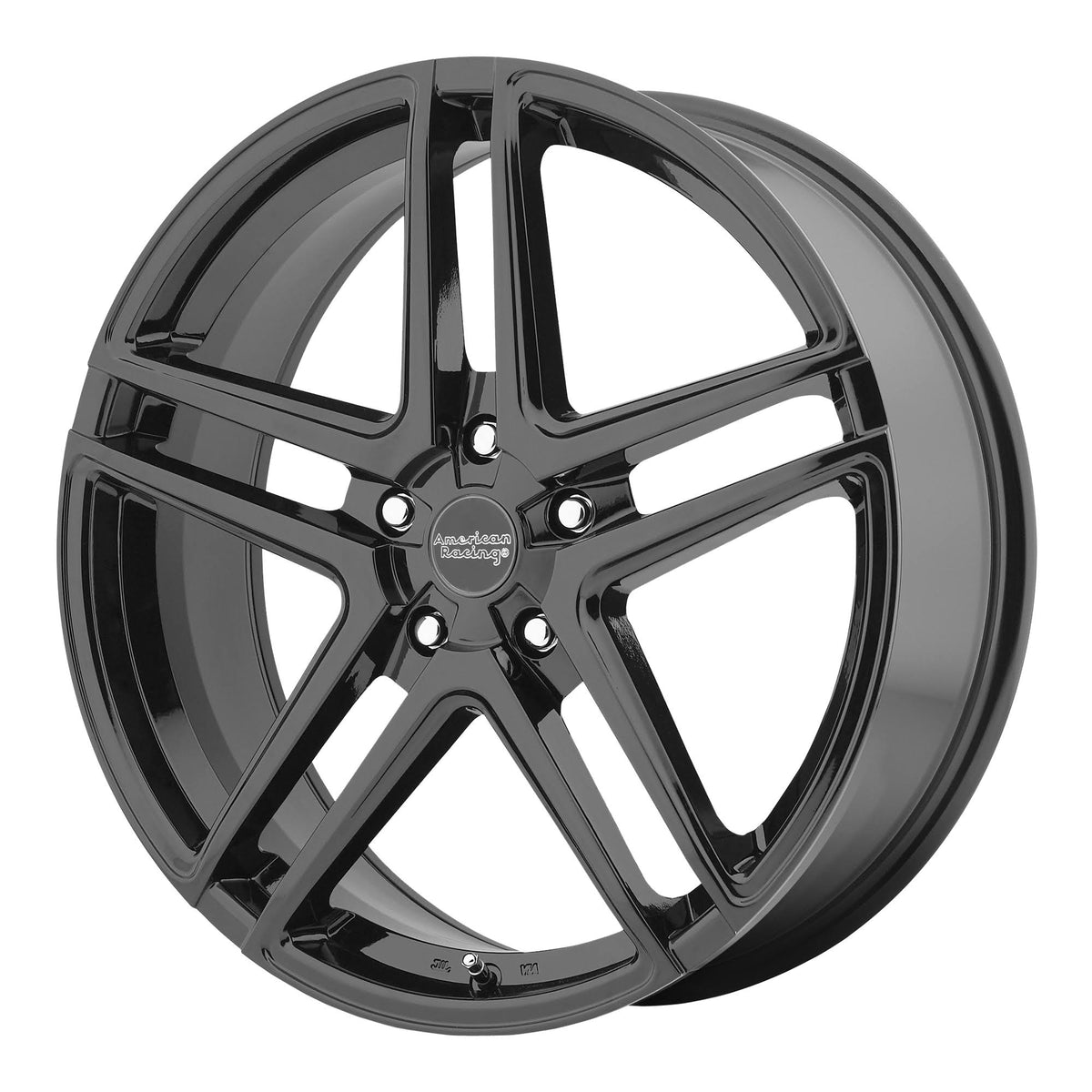 Gloss Black 16x7 5x112 40mm N274