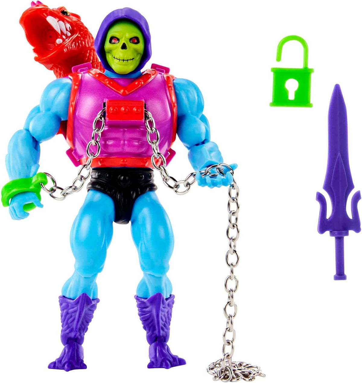 Deluxe Dragon Blast Skeletor 5.5-in Action Figure with Accessories T161