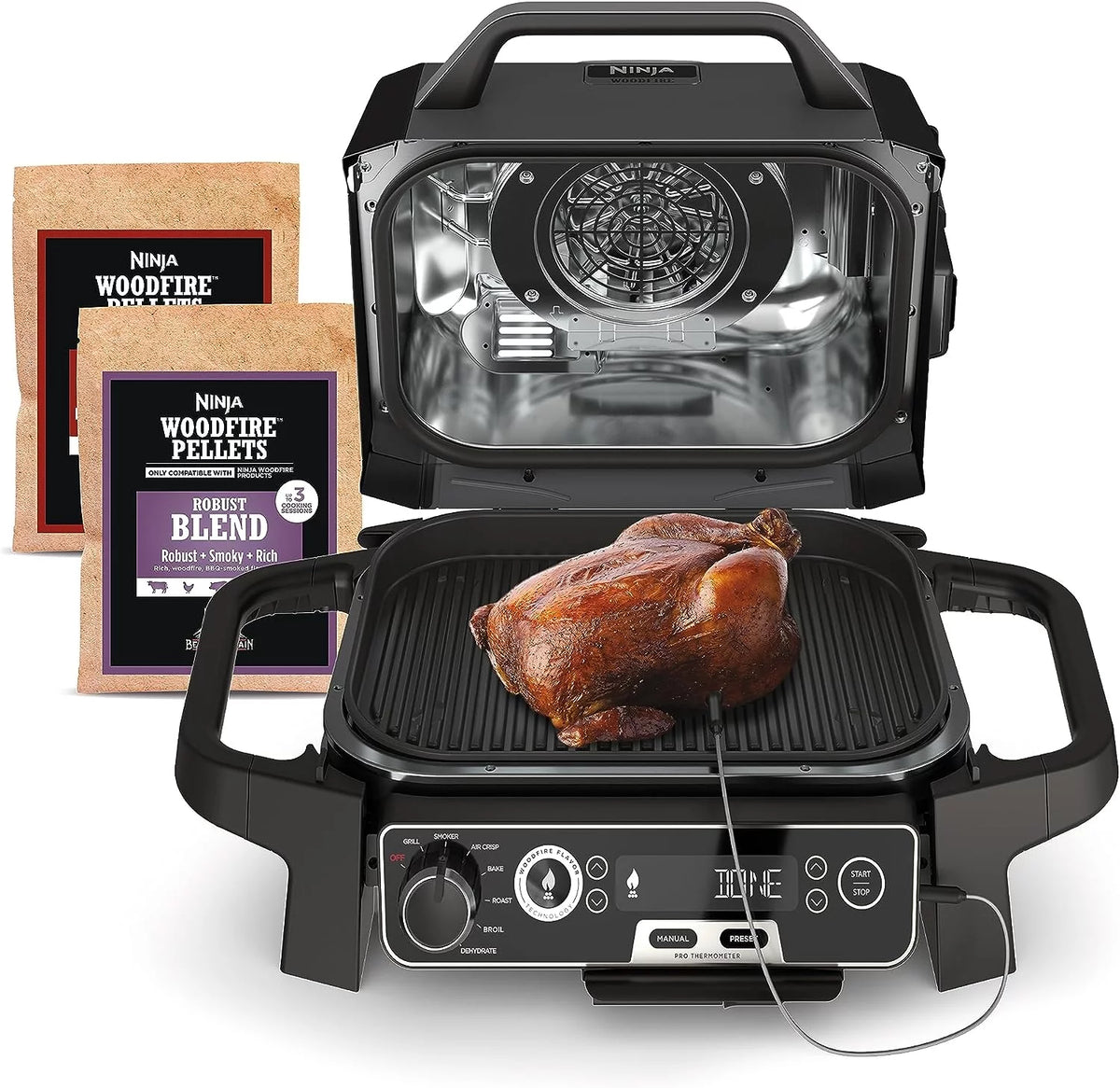 7-in-1 Outdoor Electric Grill & Smoker C400