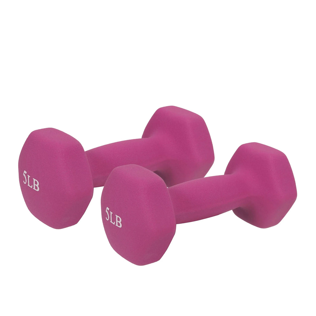 Neoprene Dumbbells 5 lbs Set of 2 E212744