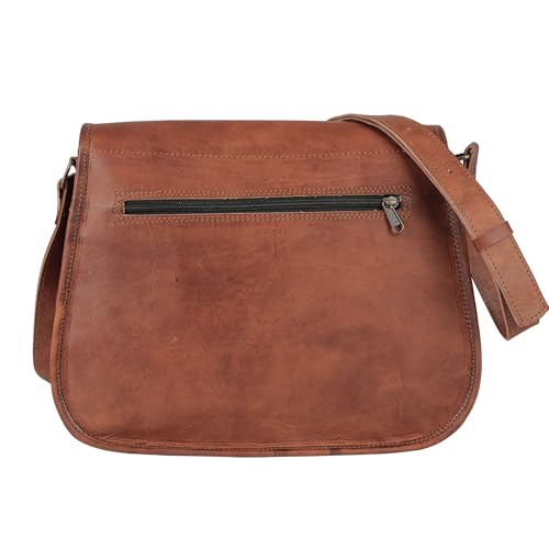 14 Inch Leather Crossbody Shoulder Bag K930277